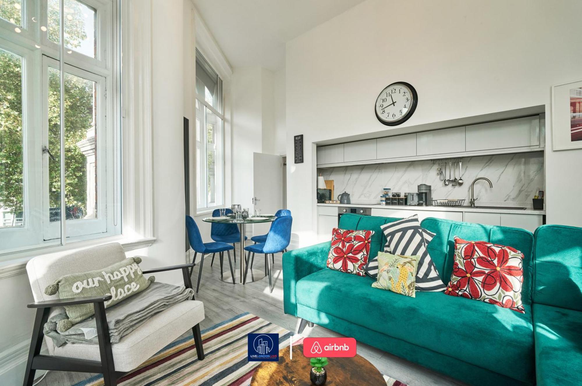 Last-Minute Specials L Sleeps Up To 4 Guests L One-Bedroom Apartment With King Bed And High Ceilings Near Camden By Live London Short Lets & Serviced Accommodation Bagian luar foto