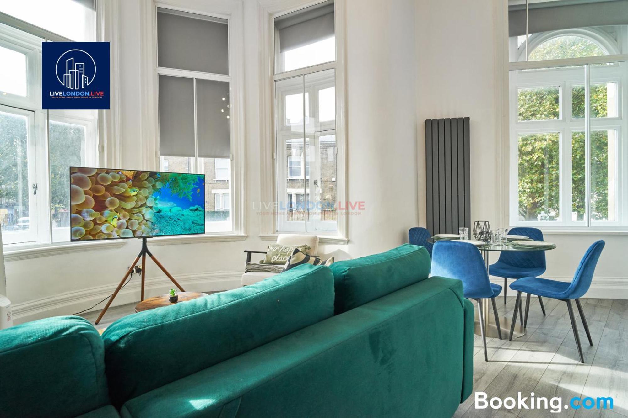 Last-Minute Specials L Sleeps Up To 4 Guests L One-Bedroom Apartment With King Bed And High Ceilings Near Camden By Live London Short Lets & Serviced Accommodation Bagian luar foto