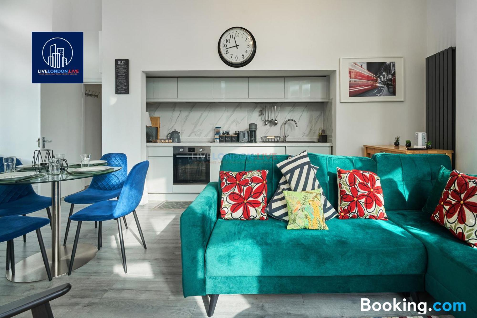 Last-Minute Specials L Sleeps Up To 4 Guests L One-Bedroom Apartment With King Bed And High Ceilings Near Camden By Live London Short Lets & Serviced Accommodation Bagian luar foto